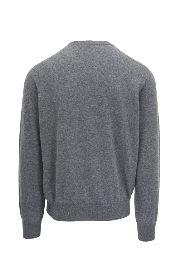 Tom Ford - Charcoal Gray Cashmere Crewneck Sweater