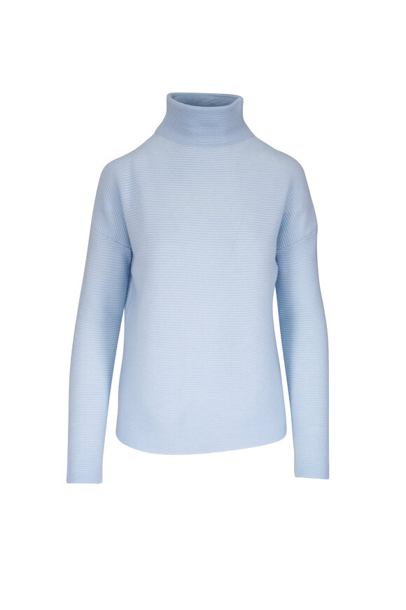 Kinross - Chunky Trim Mushroom Turtleneck Sweater