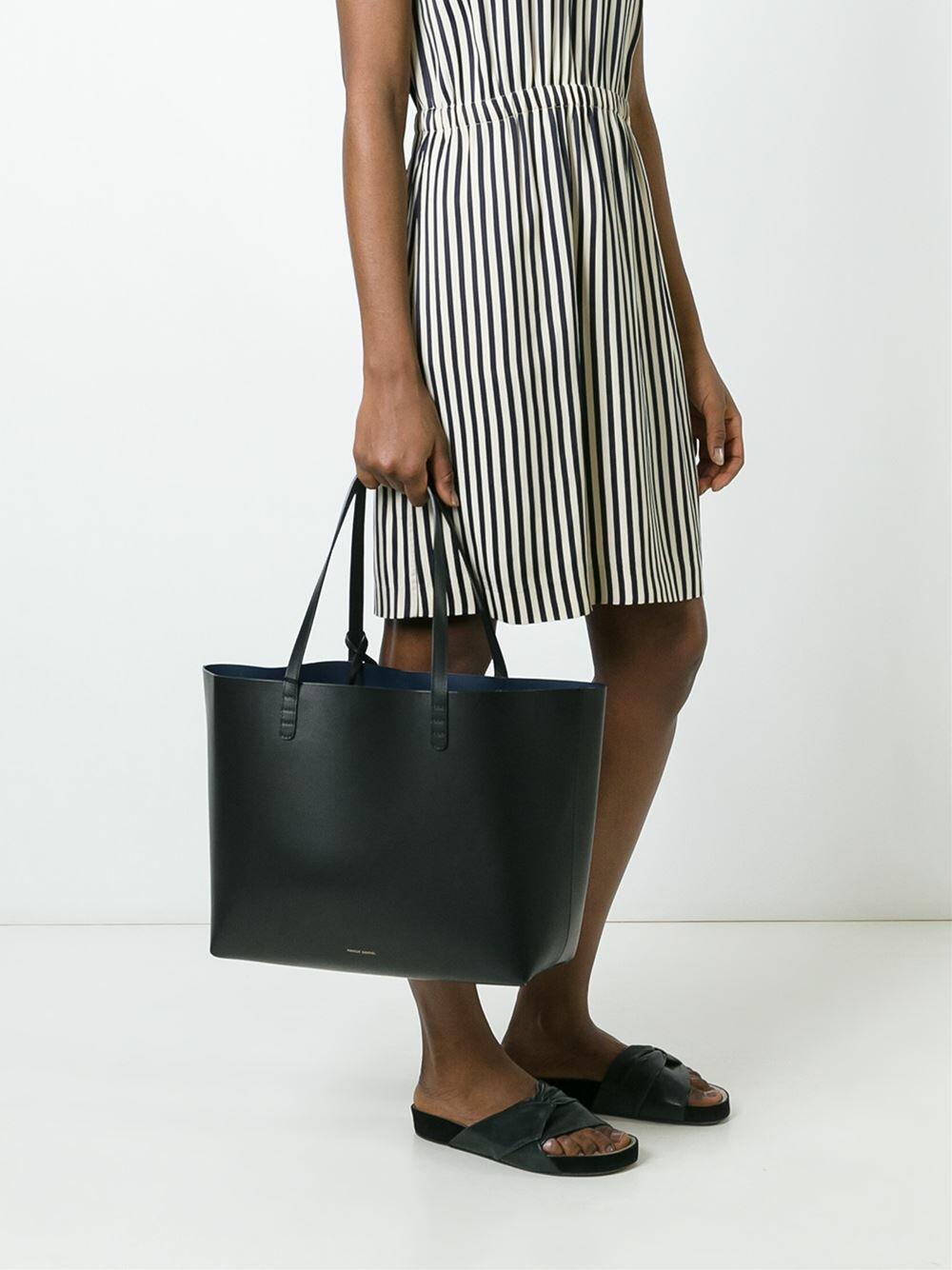 Mansur Gavriel - Black Leather Large Tote