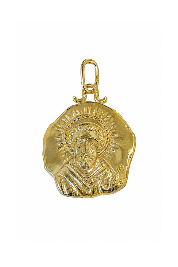 Sylva & Cie St. Francis Gold Pendant - view 1