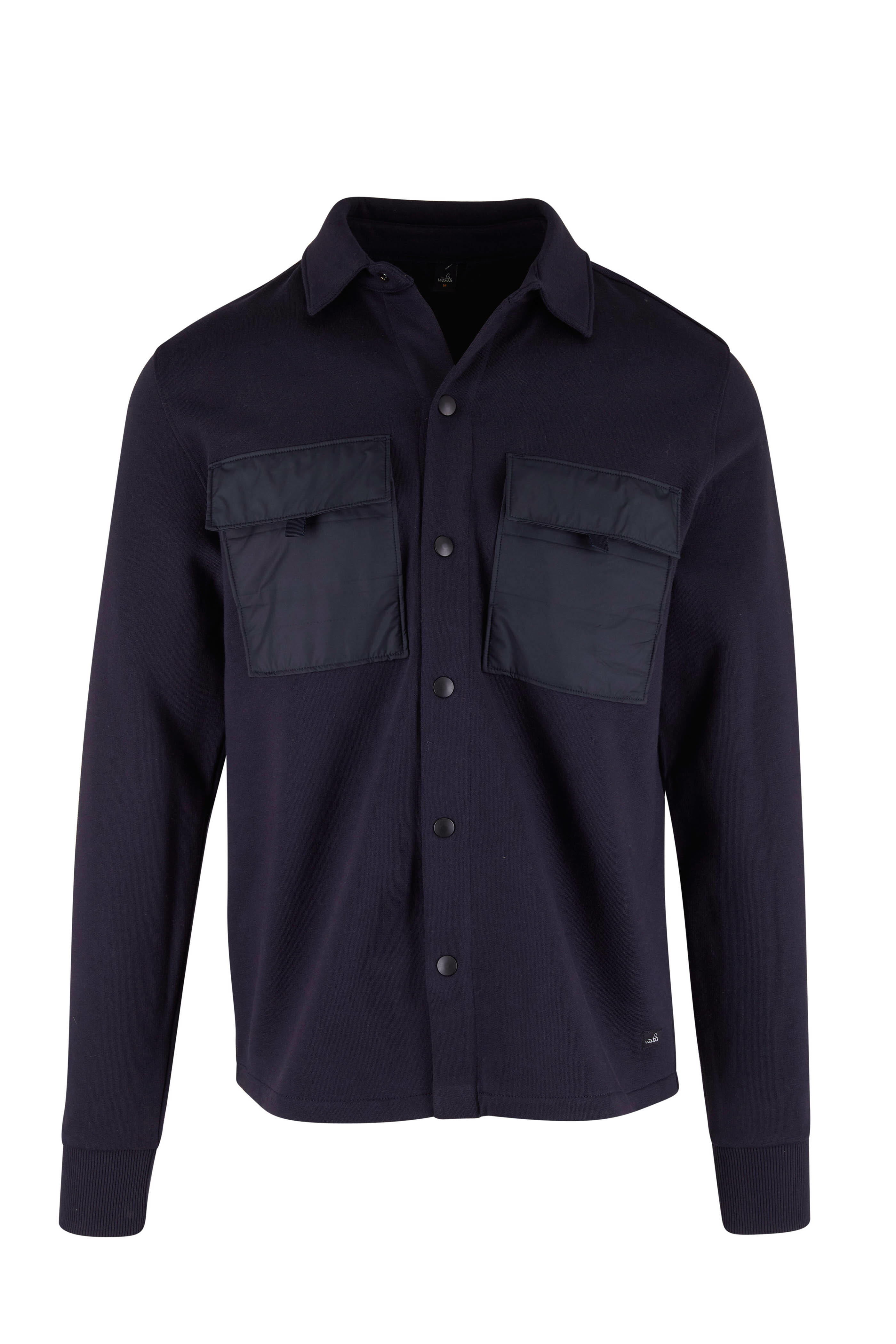 WAHTS - Patton Dark Navy Sweatshirt Jacket