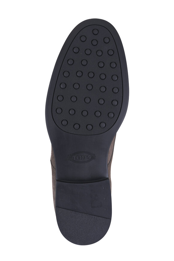 Tod's Polacco Chocolate Suede Chukka Boot - view 4