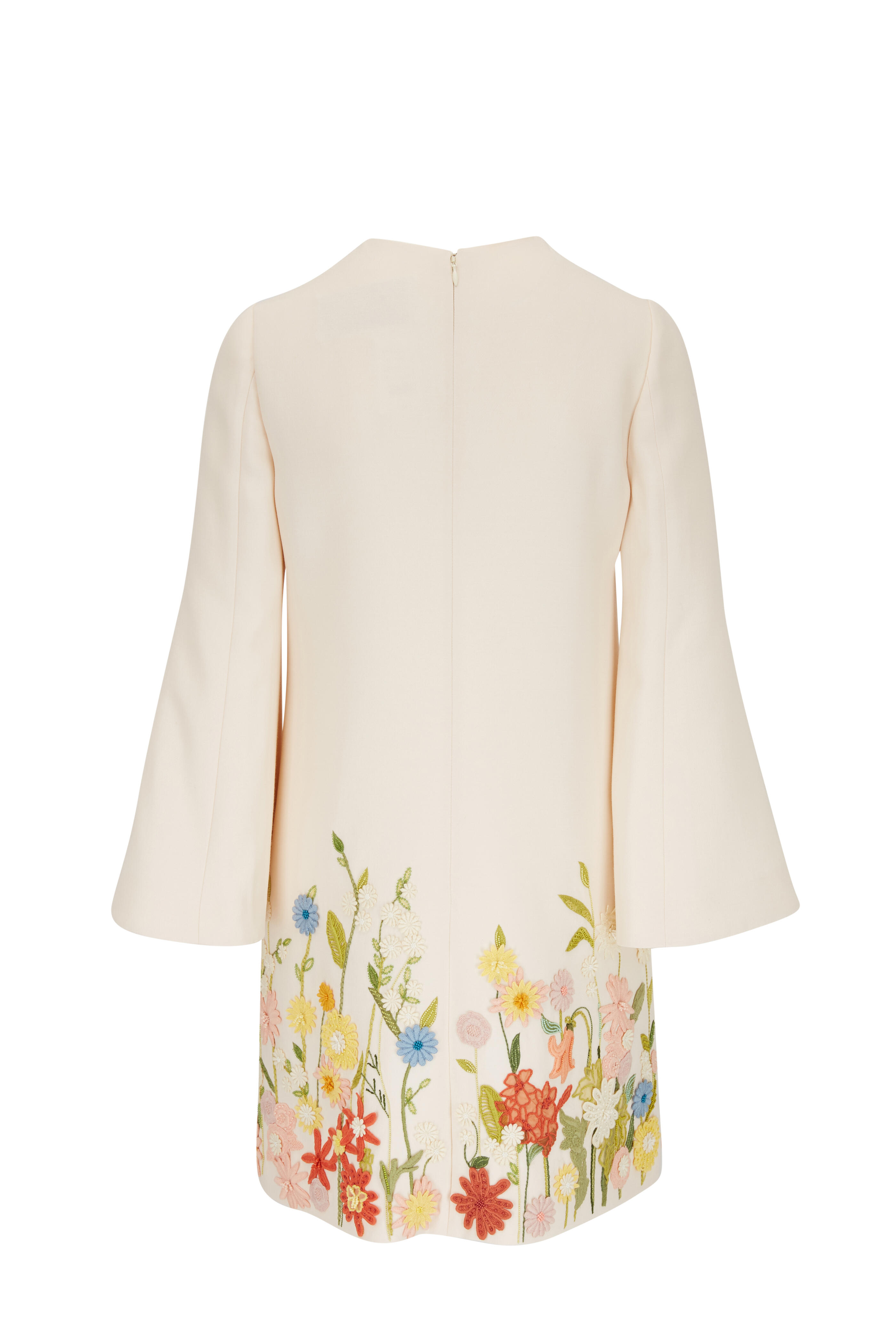 ワンピース VALENTINO IVORY WOOL BLEND DRESS Valentino Boutique Ivory Wool Dress – Anteactus