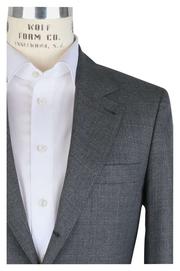 Brunello Cucinelli - Medium Gray Wool Suit 