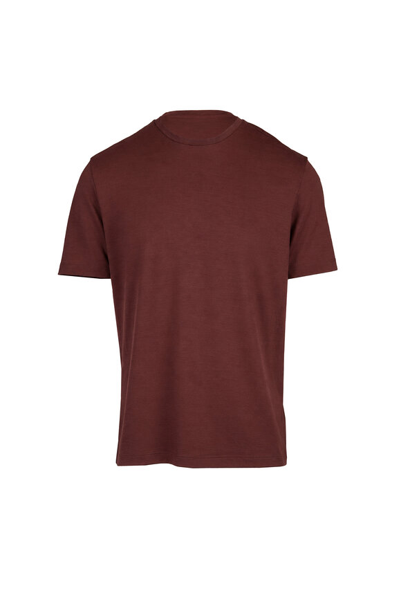 Maurizio Baldassari Toffee Wool T-Shirt - view 1