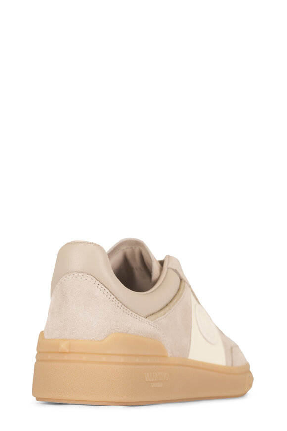 Valentino Garavani Upvillage Beige Suede Sneaker - view 4