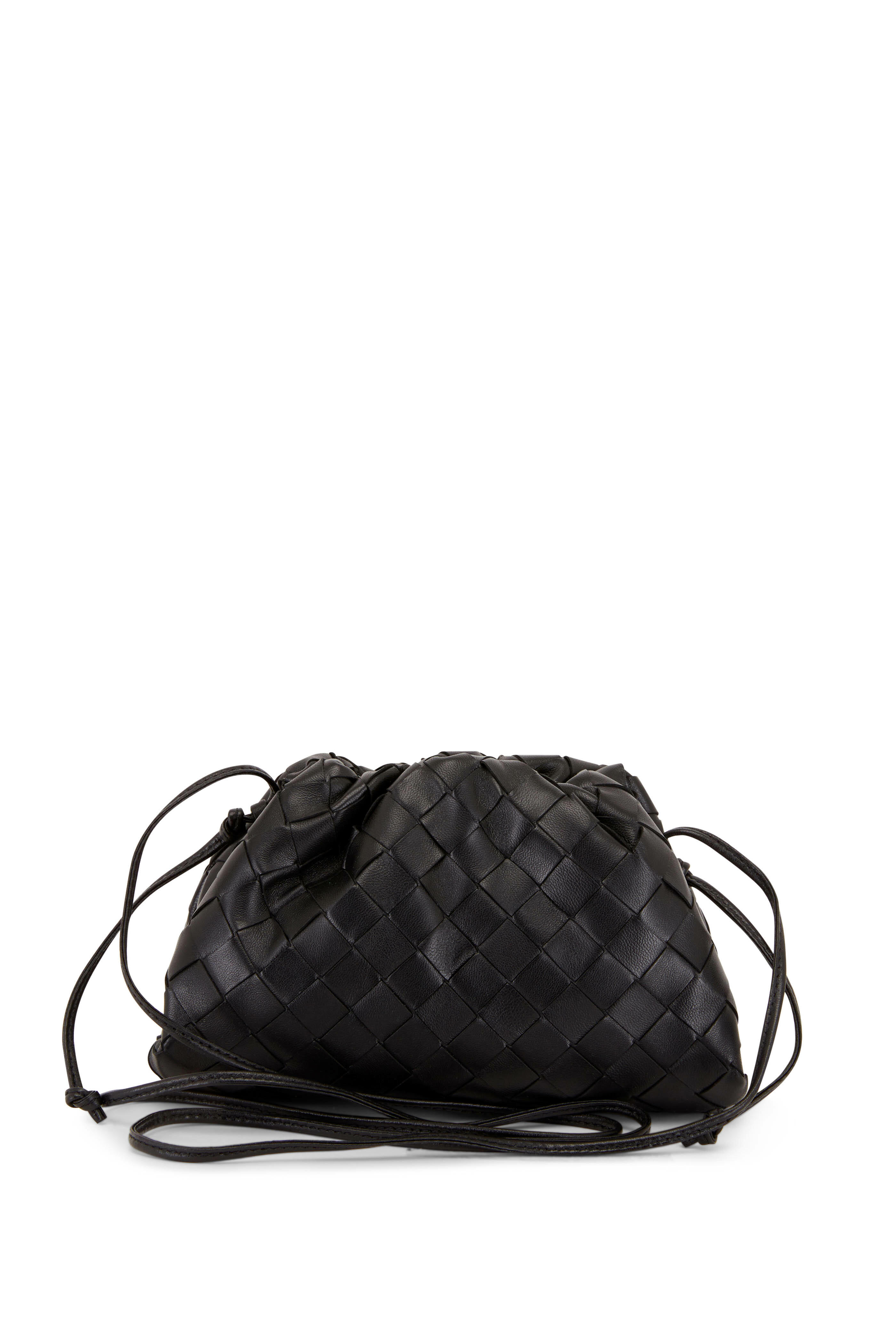 Vintage Smooth Black Leather Bottega Veneta Crossbody Bag – 5 & Dime Diva  Creations