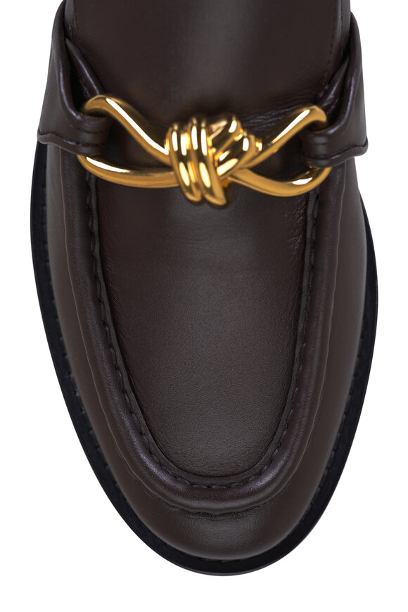 Bottega Veneta - Astaire Fondant Leather Knot Loafer 