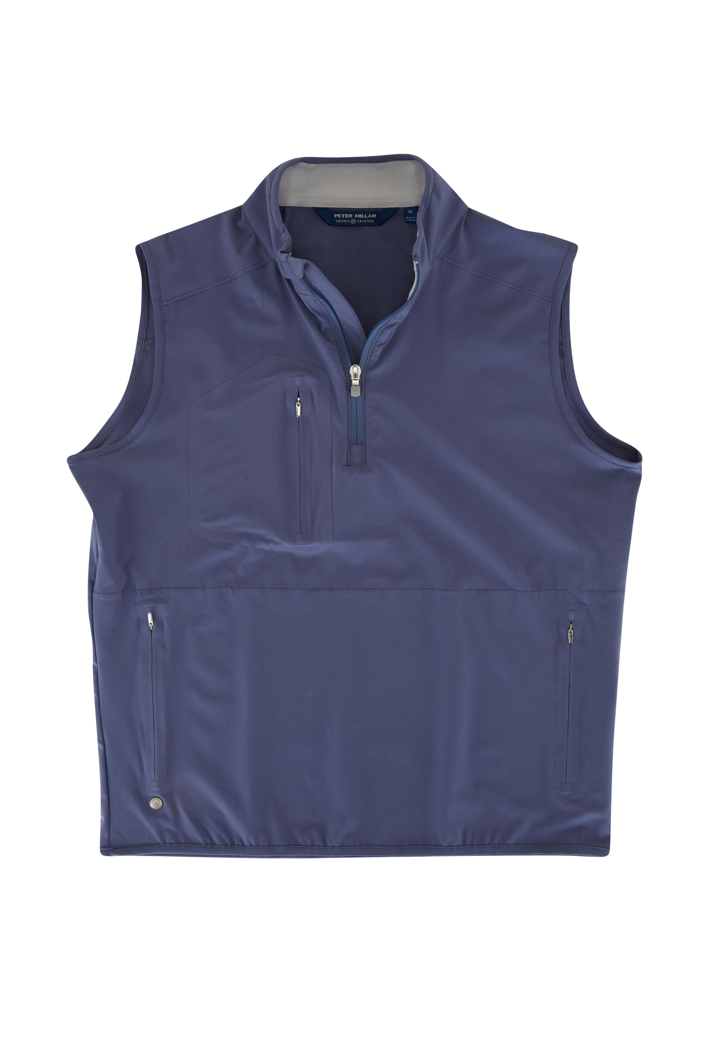 Peter Millar - Flex Adapt Galaxy Blue Half-Zip Pullover Vest