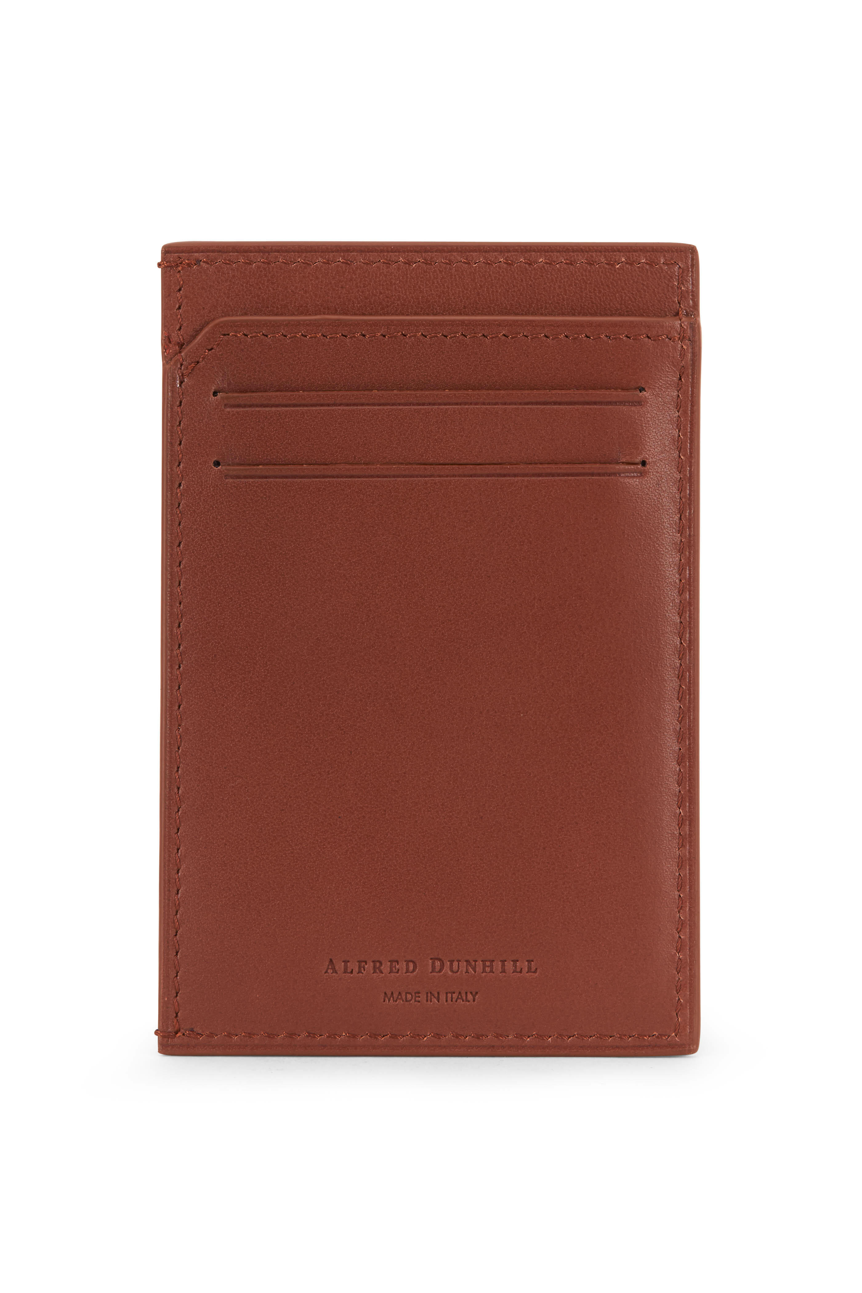 Dunhill - Duke Tan Leather Card Case | Mitchell Stores