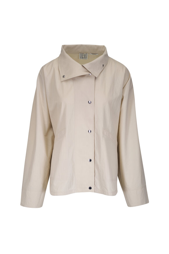 Totême - Beige Wool Wrap Blazer | Mitchell Stores