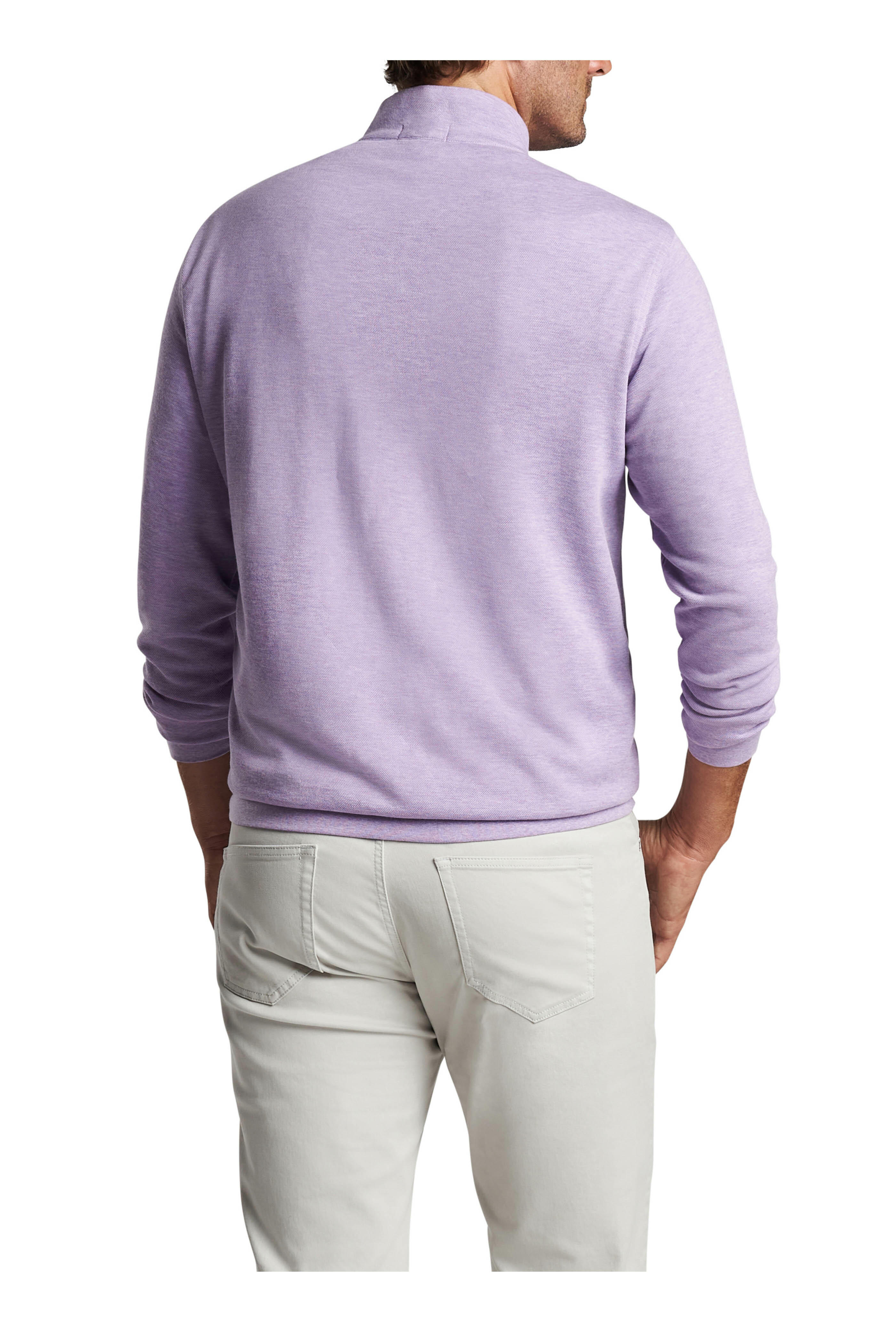 Peter Millar - Wild Lilac Crown Comfort Quarter Zip Pullover
