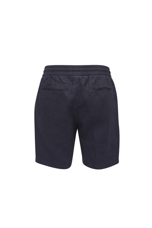 Orlebar Brown Cornell Night Iris Linen Shorts - view 3