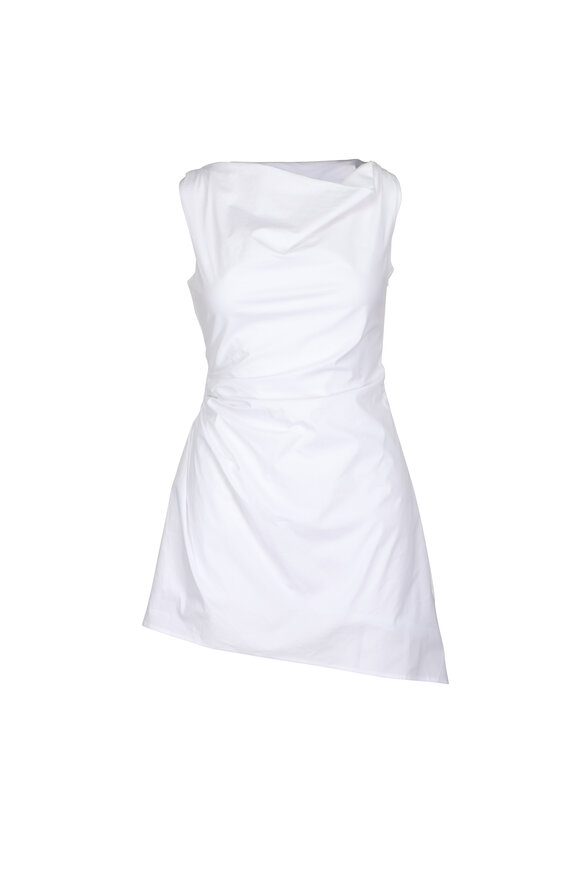 Staud White Callie Mini Dress