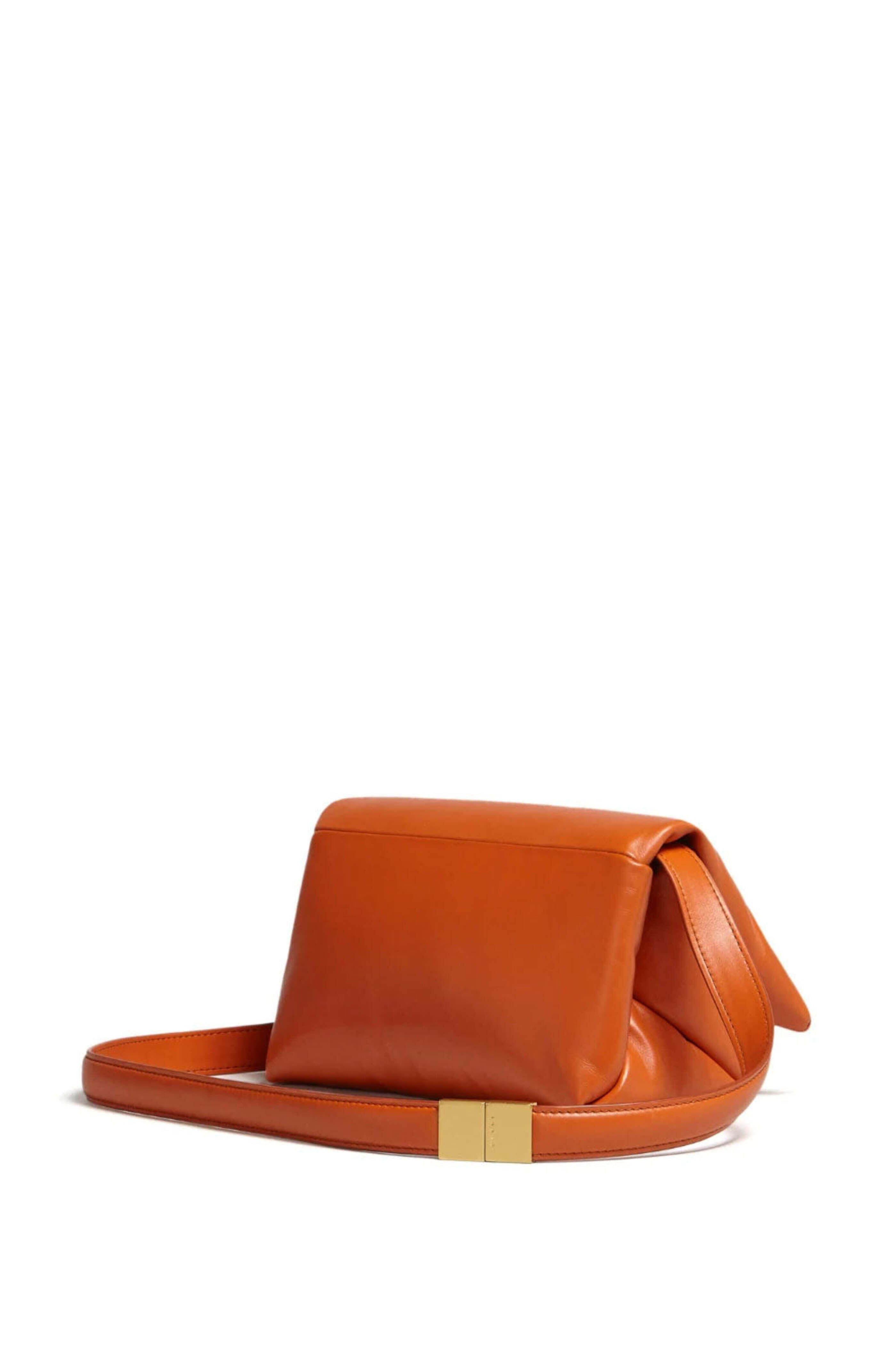 Marni - Small Prisma Leather Crossbody Bag in Sunset