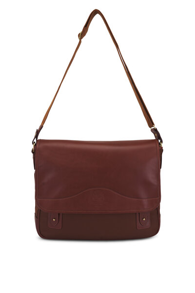 Brunello Cucinelli - Brown Grained Leather Backpack