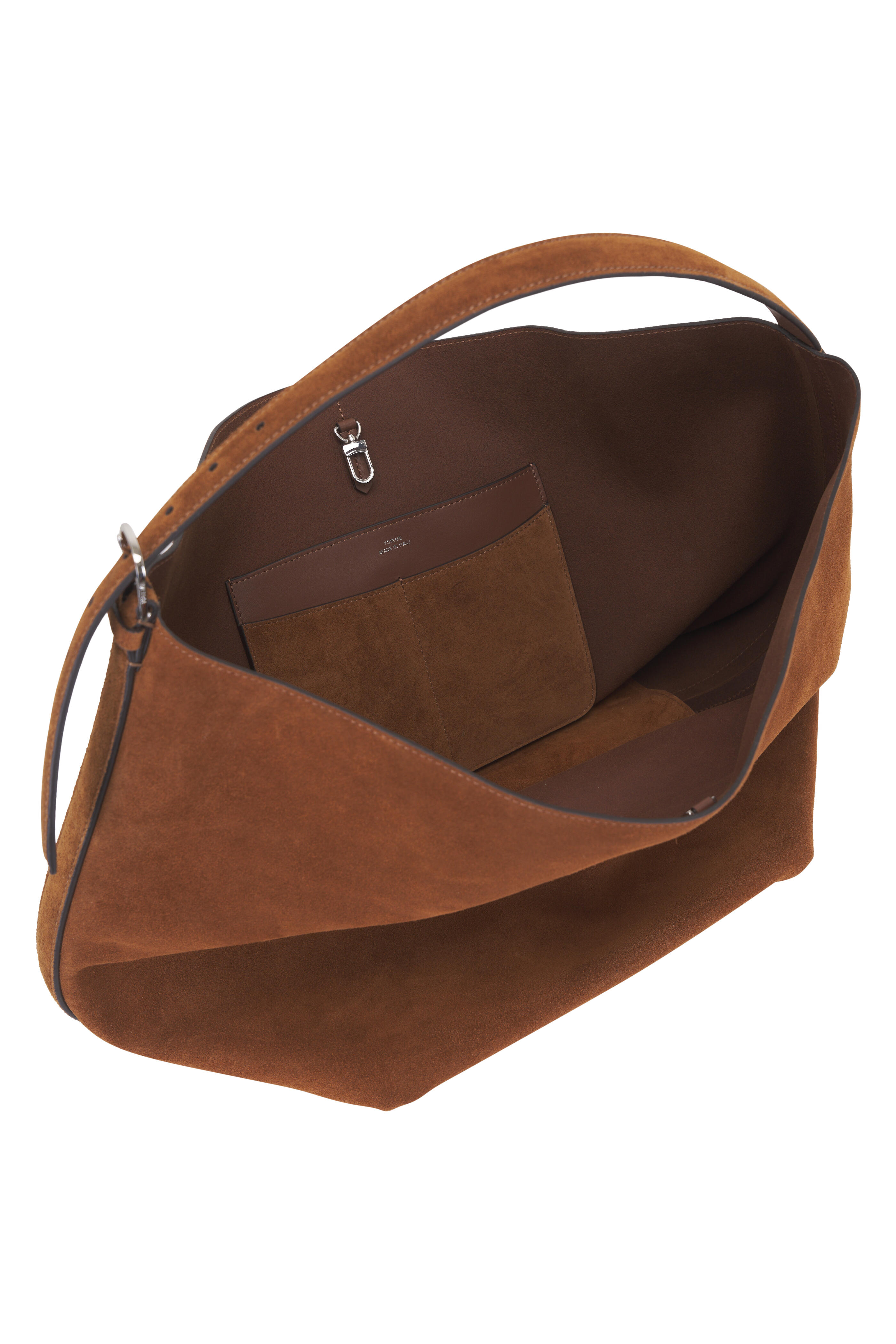 Totême - Tan Suede Belted Tote