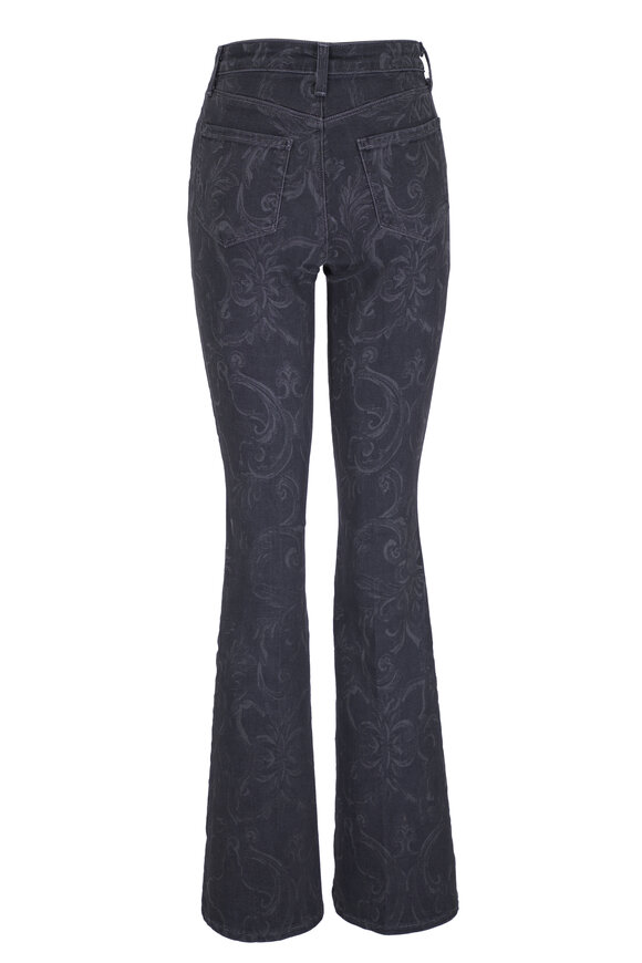 L'Agence - Marty Gray Mediterranean Print Flare Jean