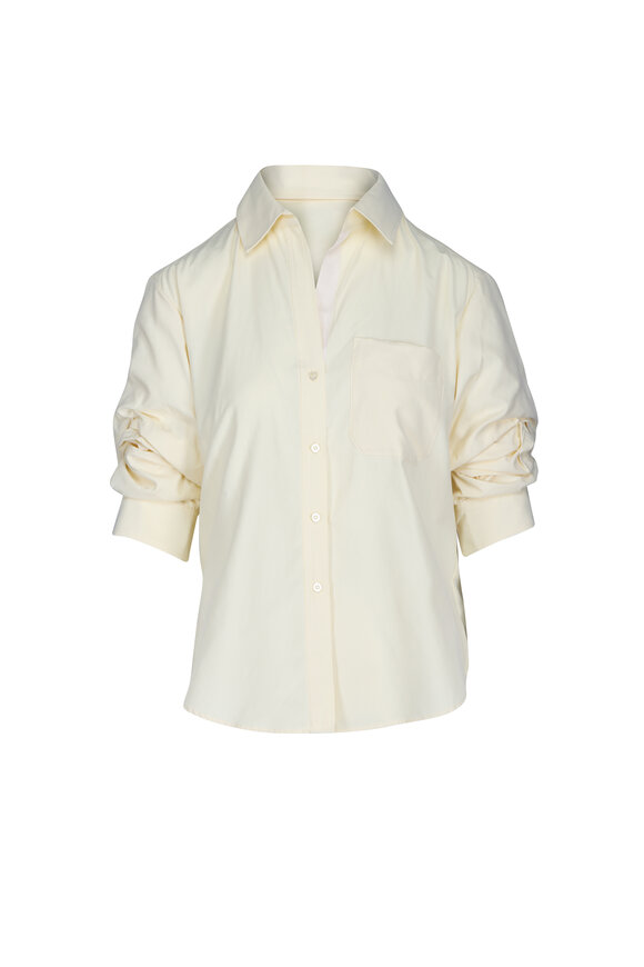 Brochu Walker Yellow Button Up Pia Shirt