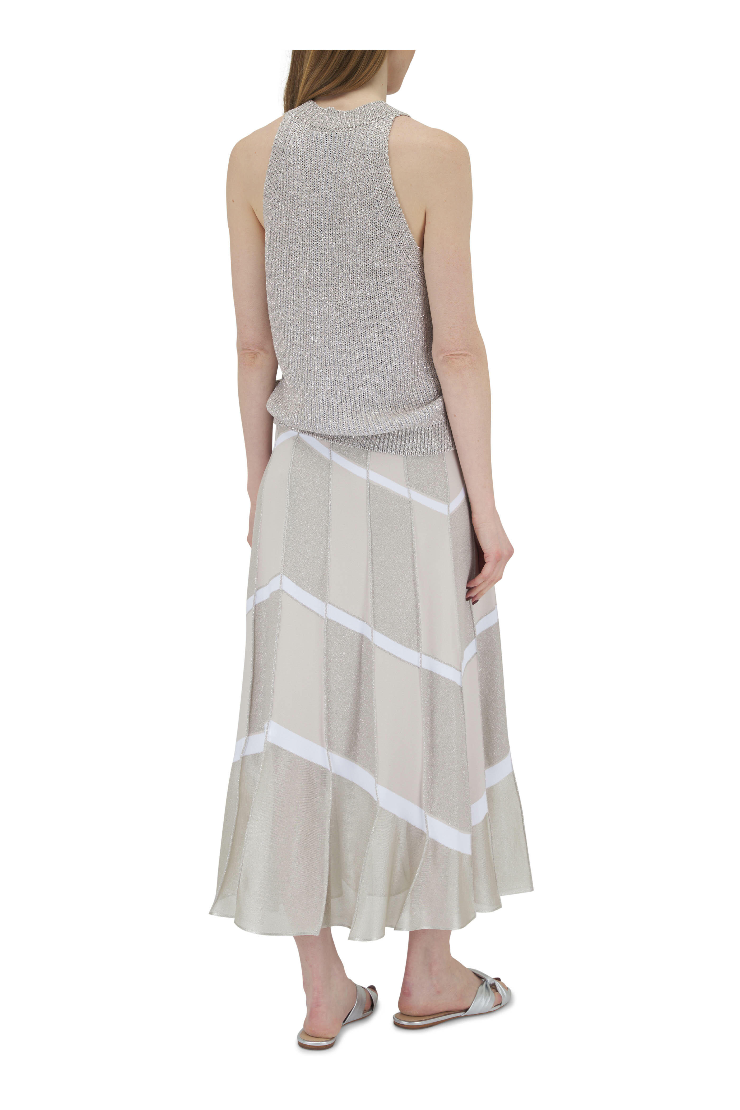 スカート VETEMENTS 'Iconic Lurex Monogram' skirt Vetements 'iconic lurex monogram' skirt available on julian