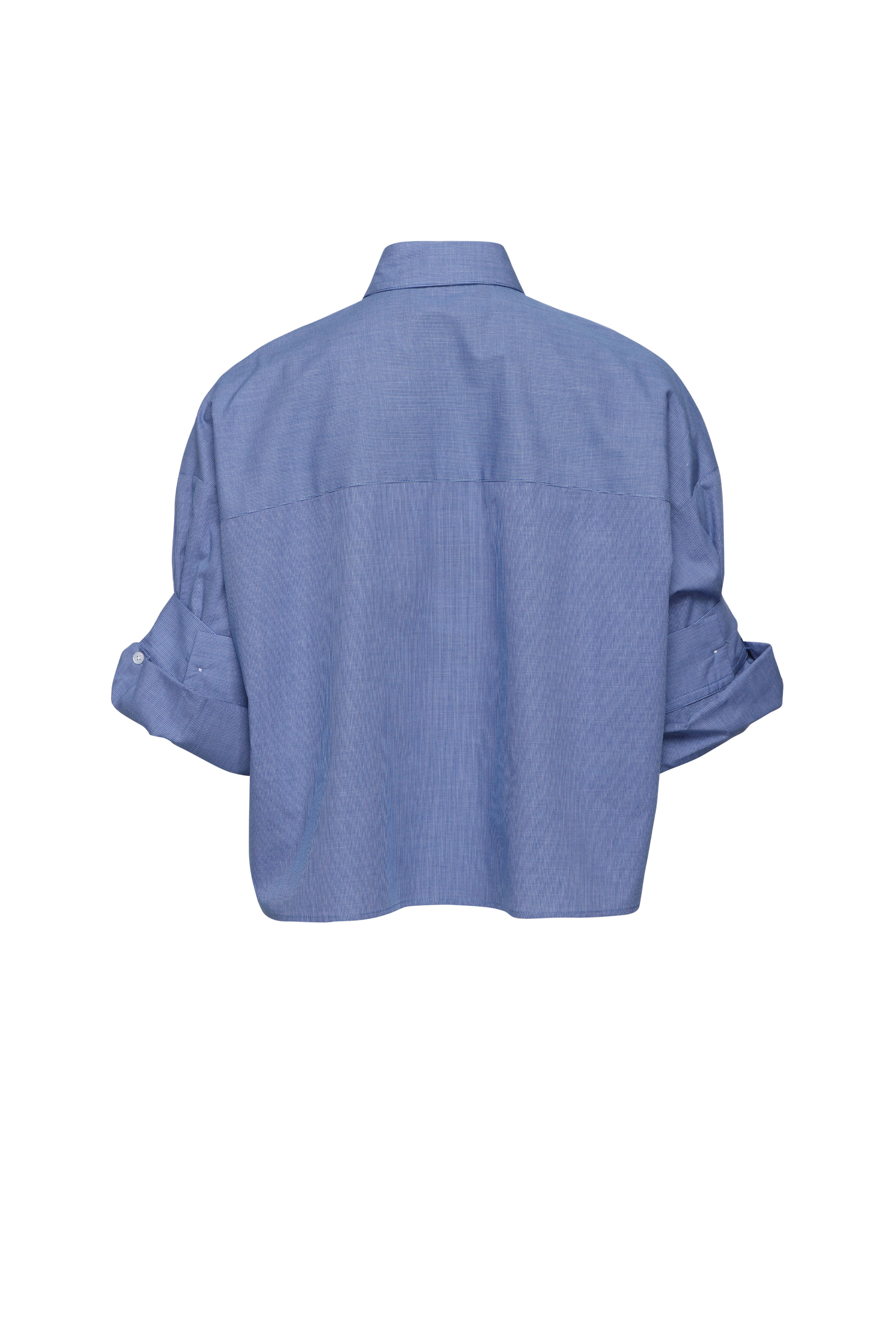 TWP - Next Ex White & Navy Shirt