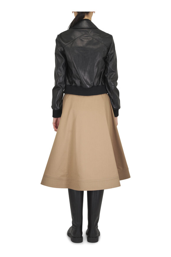 TWP Pure Intentions Khaki Chino Twill Skirt - view 4