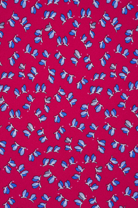Ferragamo Red Geo Print Silk Necktie - view 2