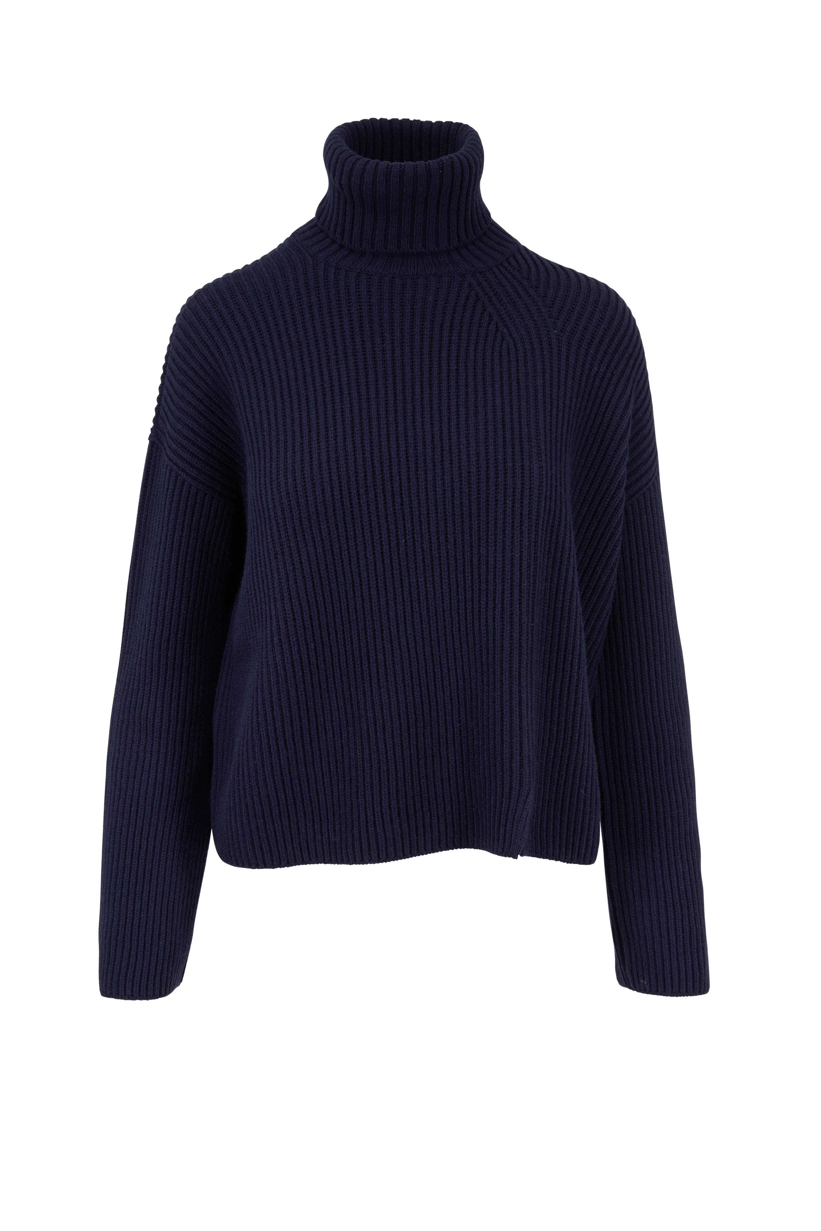 Loro Piana - Sapphire Baby Cashmere Turtleneck Ribbed Sweater
