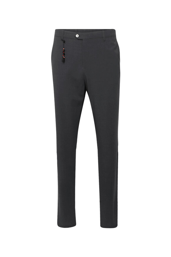 Marco Pescarolo Charcoal Wool Dress Pant - view 1