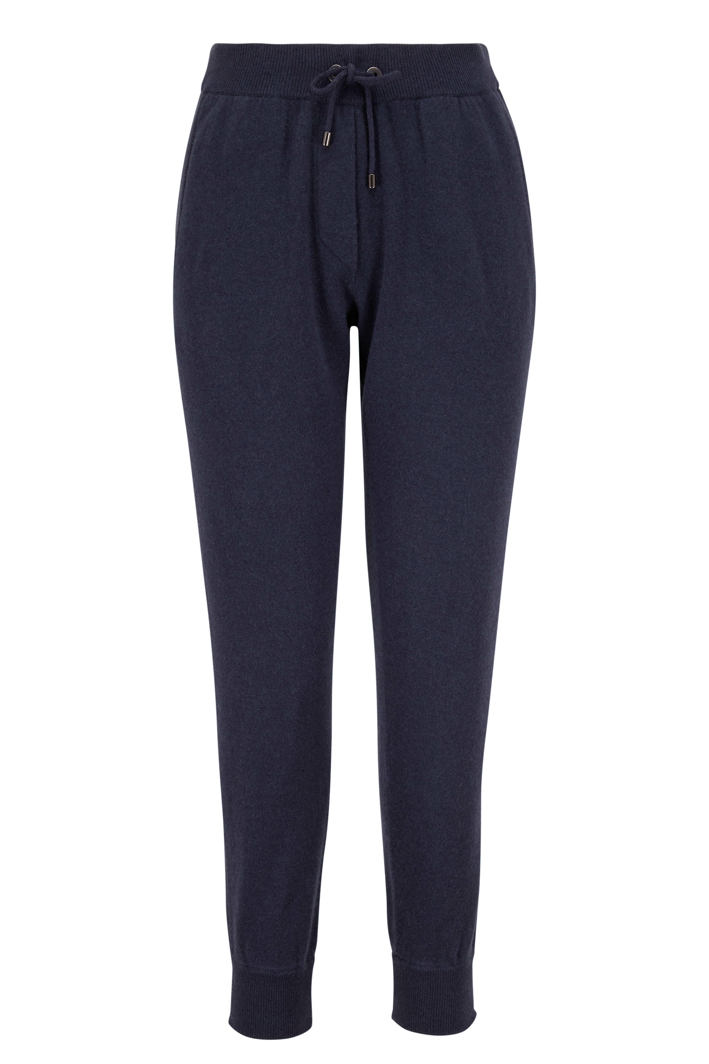 Brunello Cucinelli - Midnight Wool & Cashmere Spa Pant