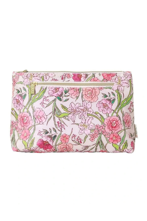 Tonic Large Cosmetic Bag in Fleur Rose