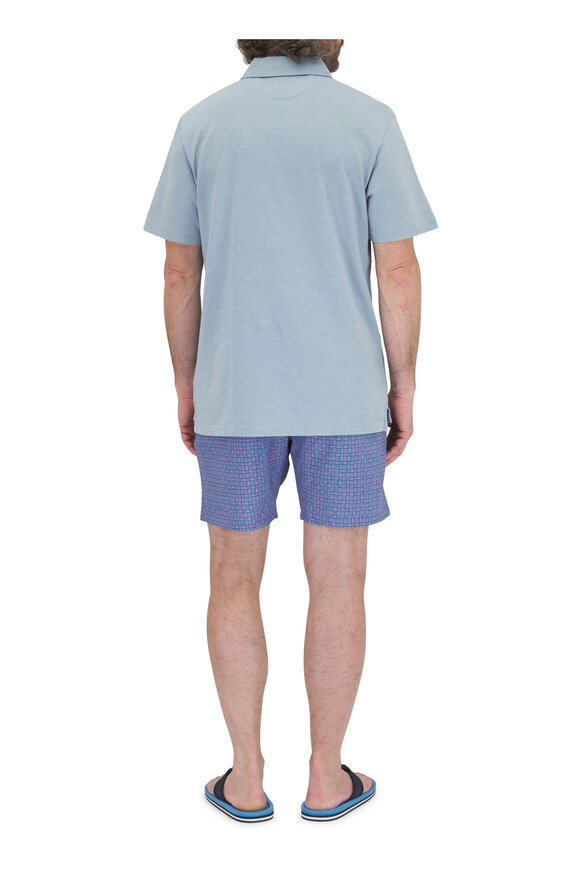 Faherty Brand - Sunwashed Blue Breeze Cotton Polo