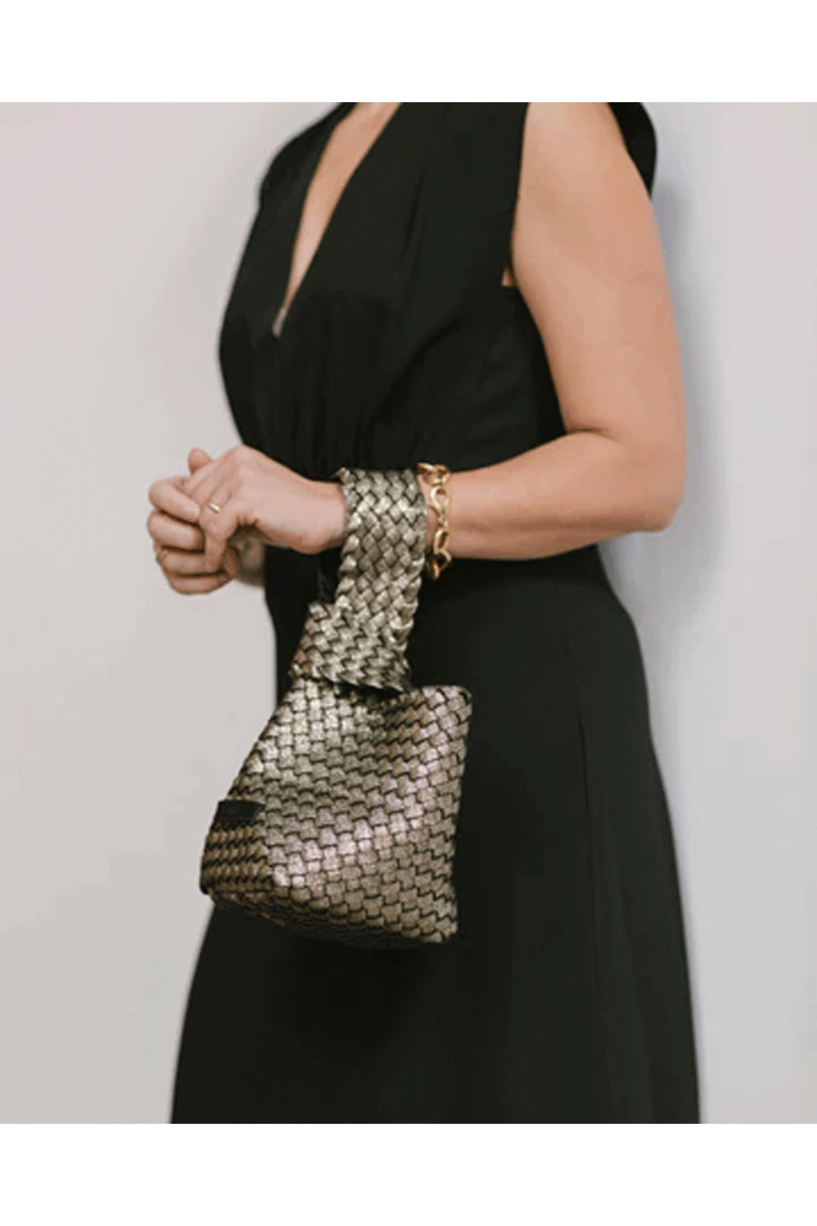 Naghedi - Kyoto Clutch In Rose Gold