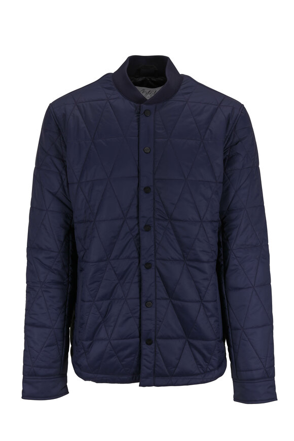 Aztech Mountain - Midnight Quilted Overshirt