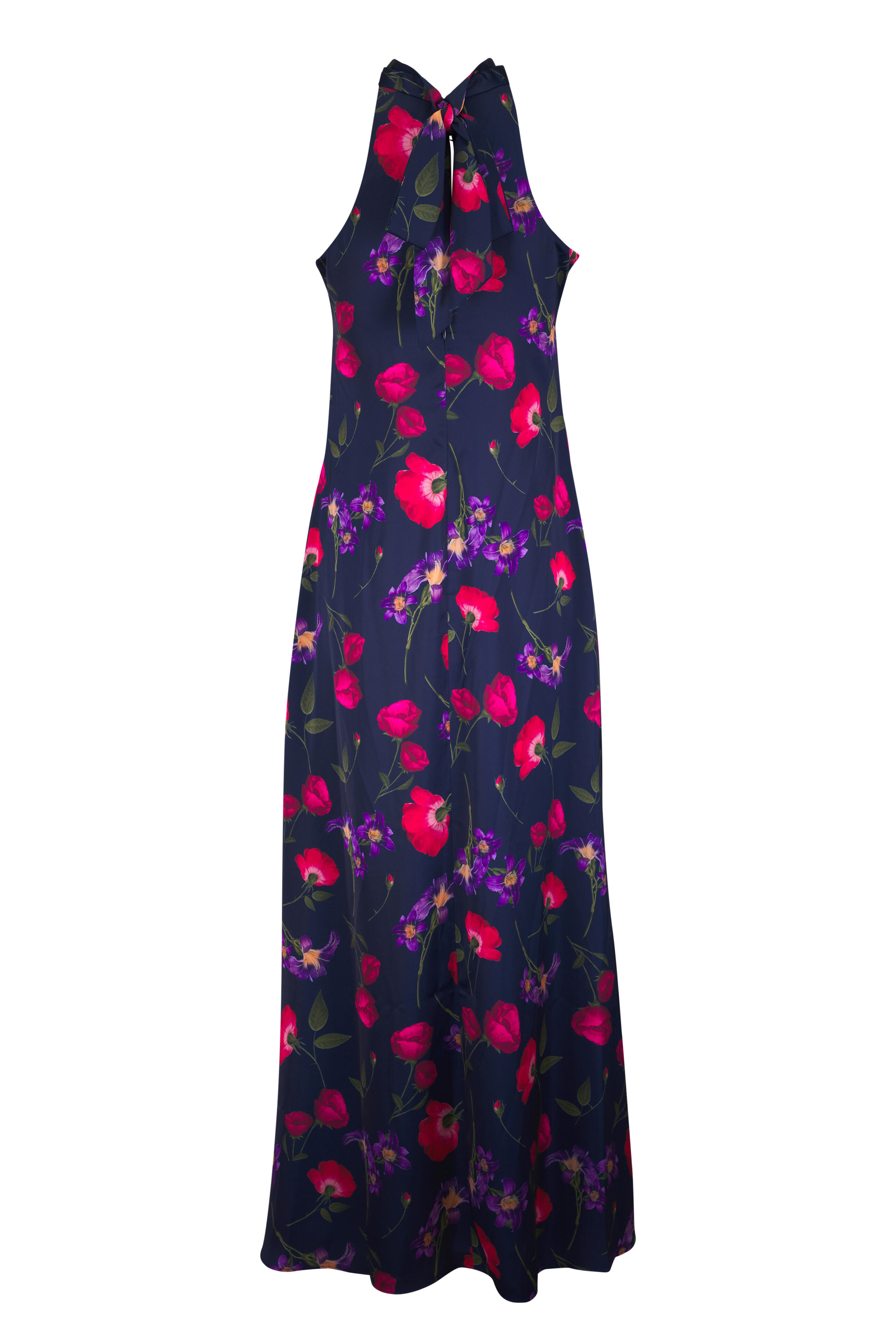 Sachin + Babi - Laurant Midnight Jardin Crepe Halter Maxi Gown