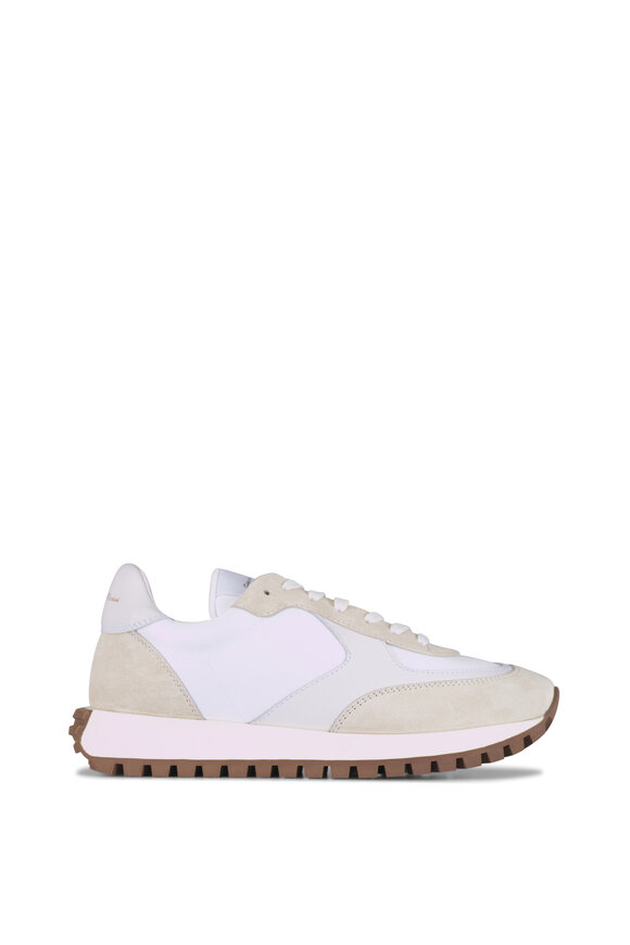 Gianvito Rossi Gravel Sand Suede & Leather Sneakaer - view 3