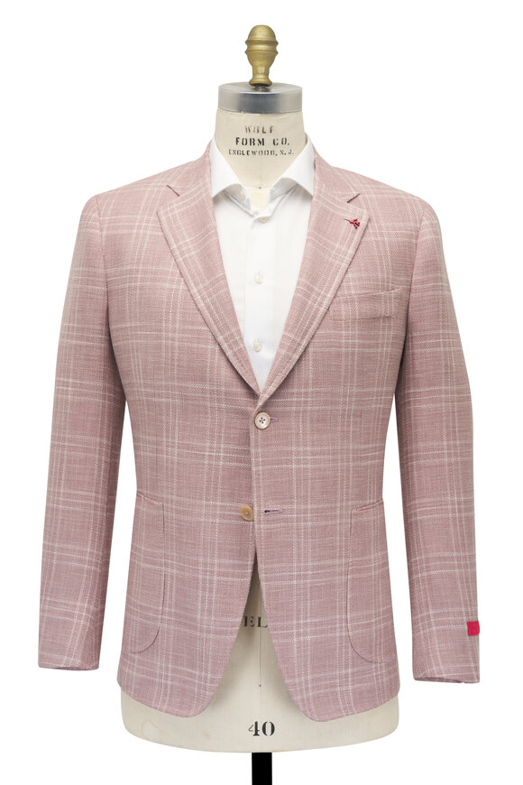 Isaia - Light Pink Check Sportcoat