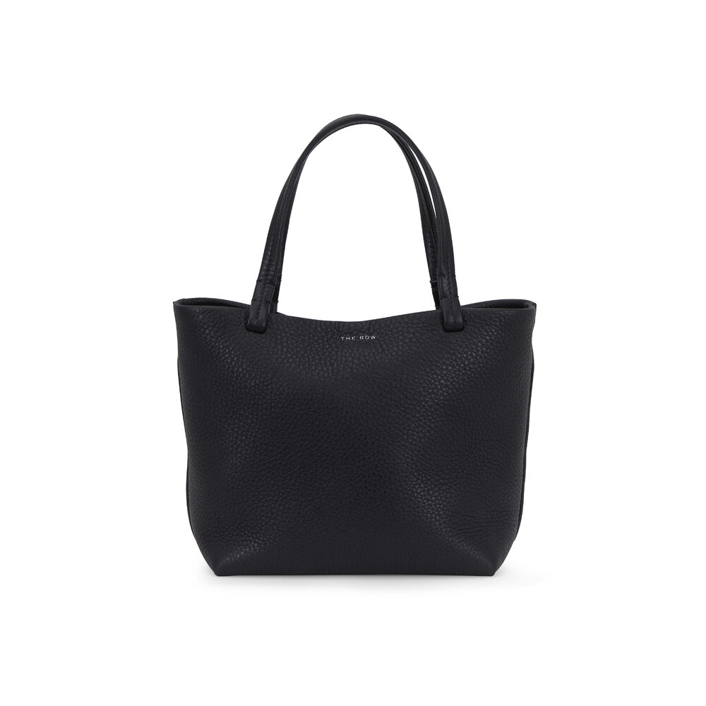 The Row Park Small Textured-leather Tote - Women - Black Tote Bags