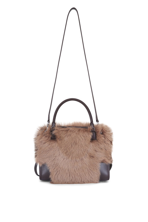 Loewe Medium Amazona 180 Brown & Chestnut Top Handle Bag - view 4