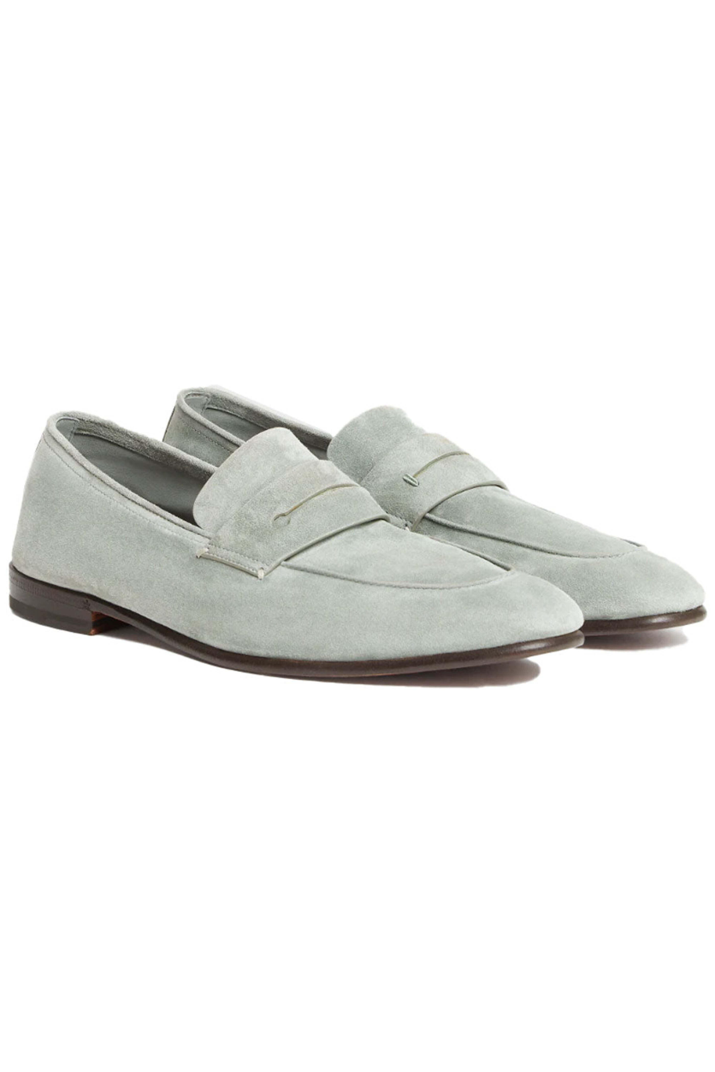 Zegna - Lâasola Suede Loafer in Sage Green