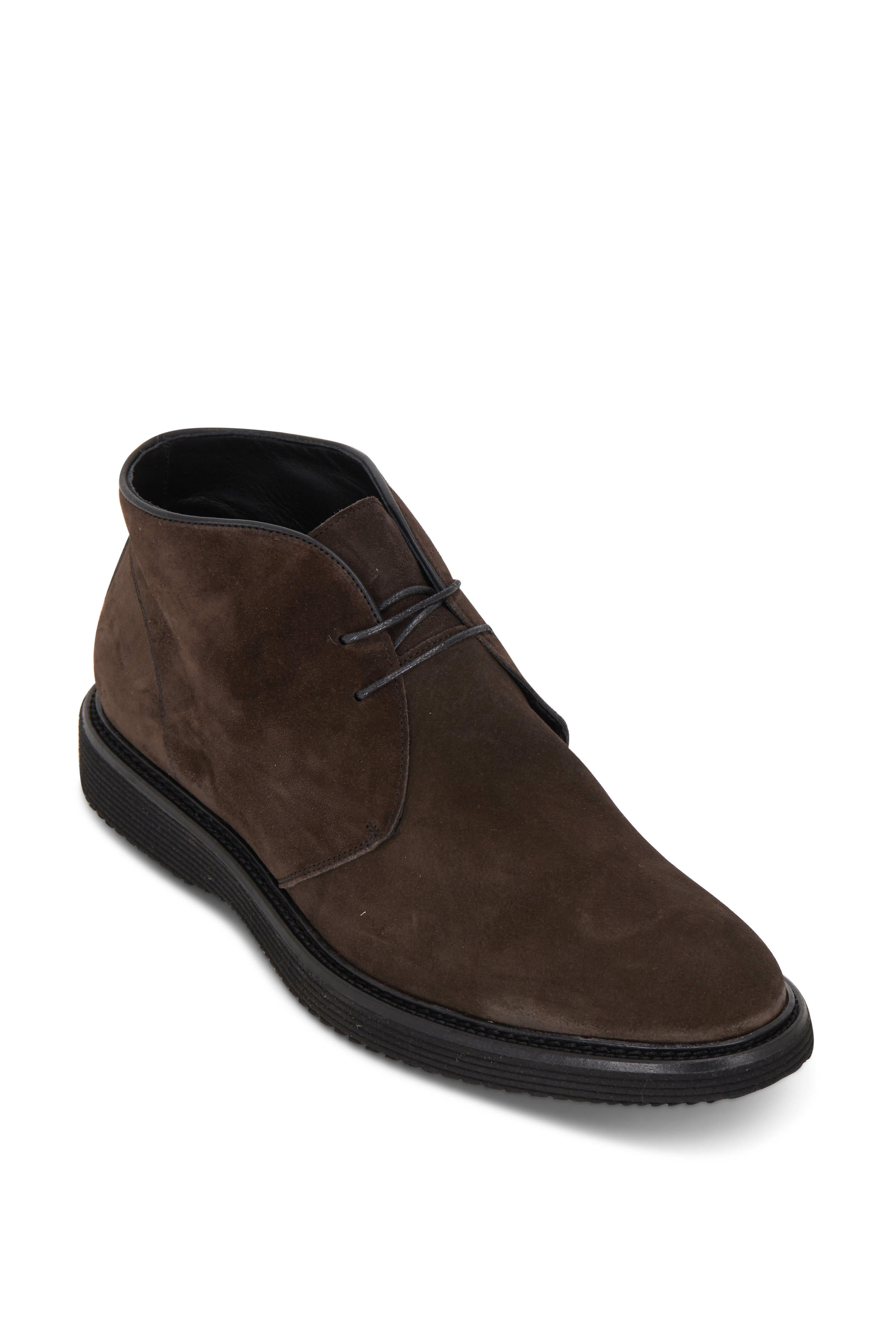 Trask Ralston Charcoal Gray Suede Desert Boot Mitchell Stores