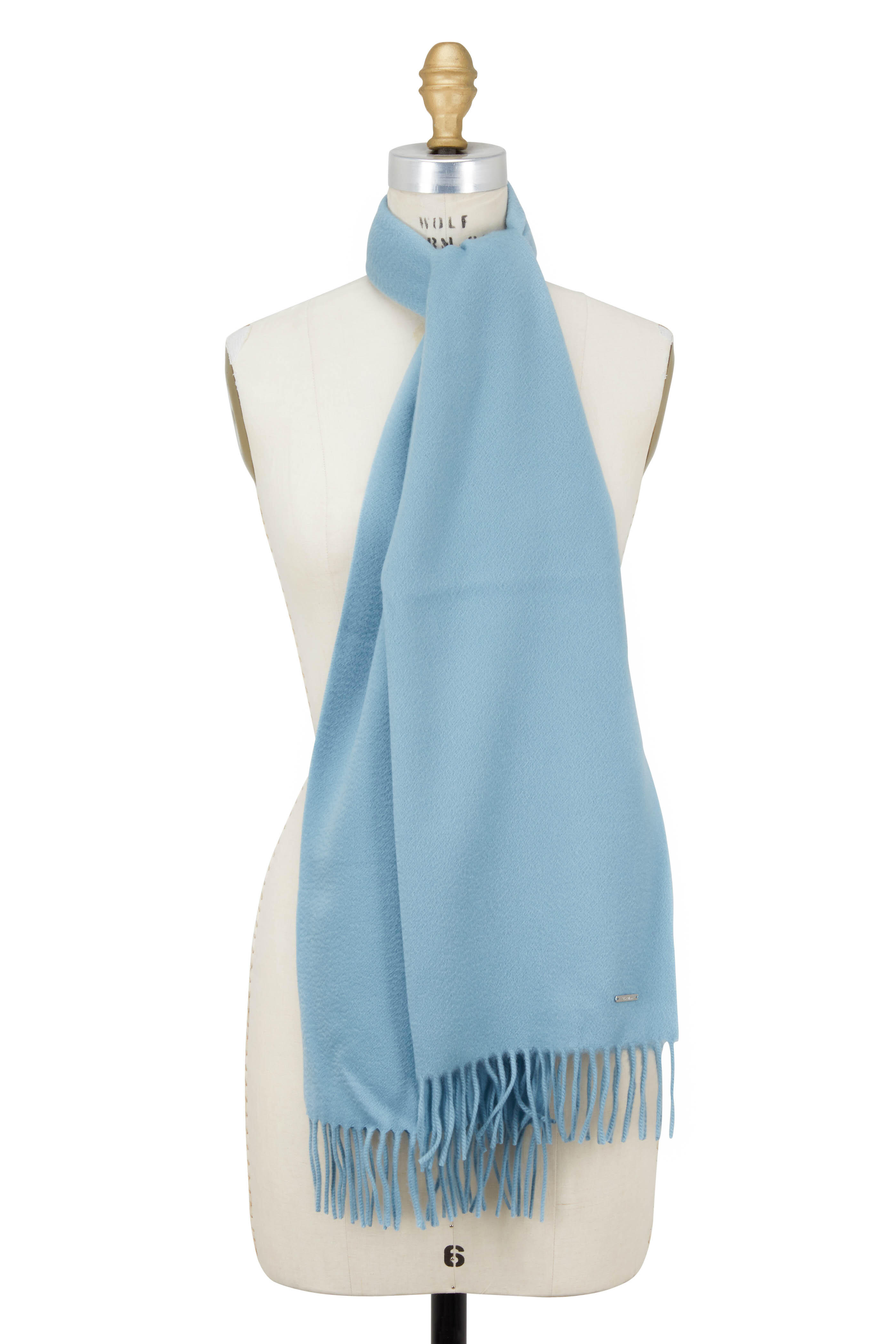Loro Piana - Sky Blue Double-Faced Cashmere Scarf