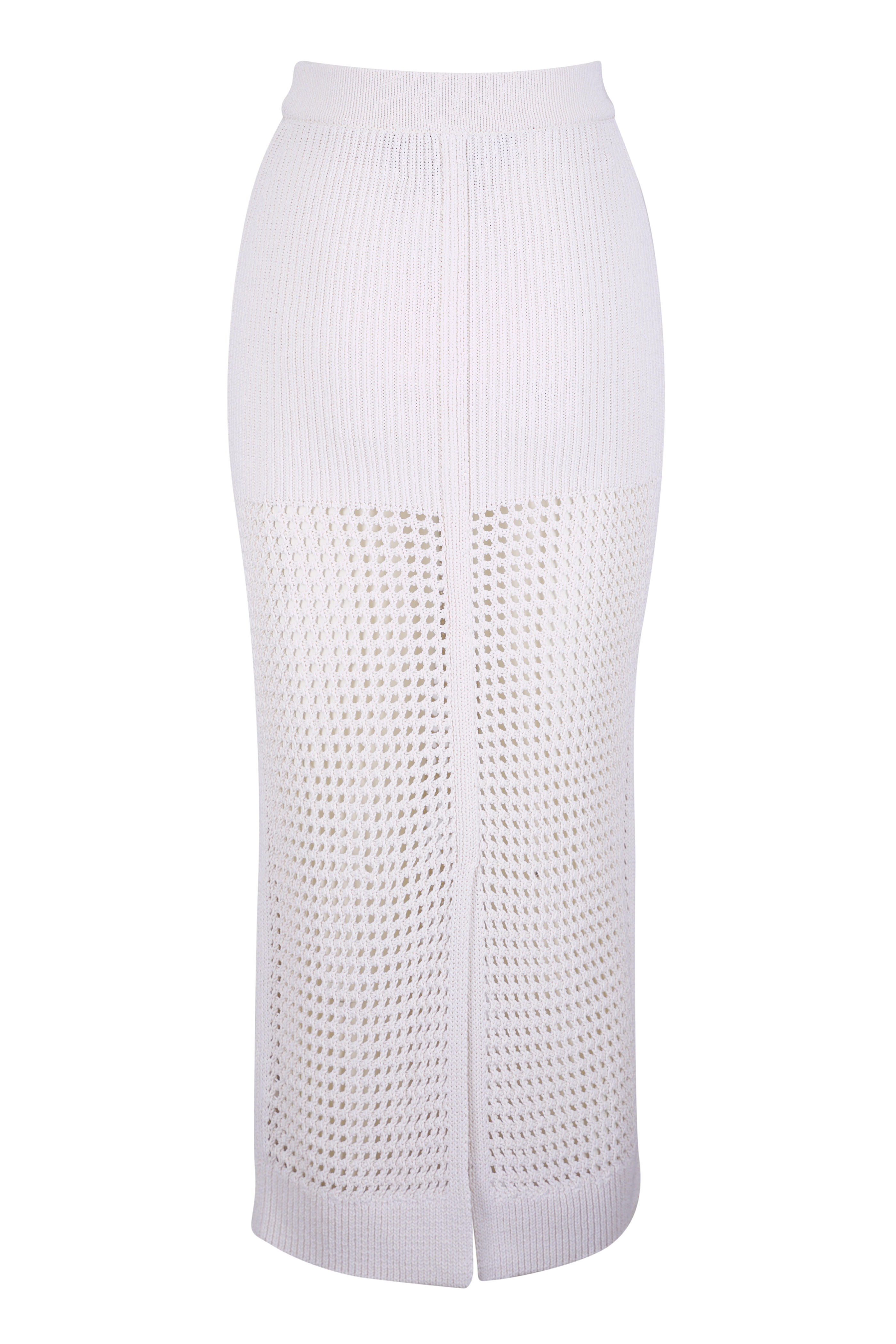 TWP - Loophole Ivory Knit Skirt