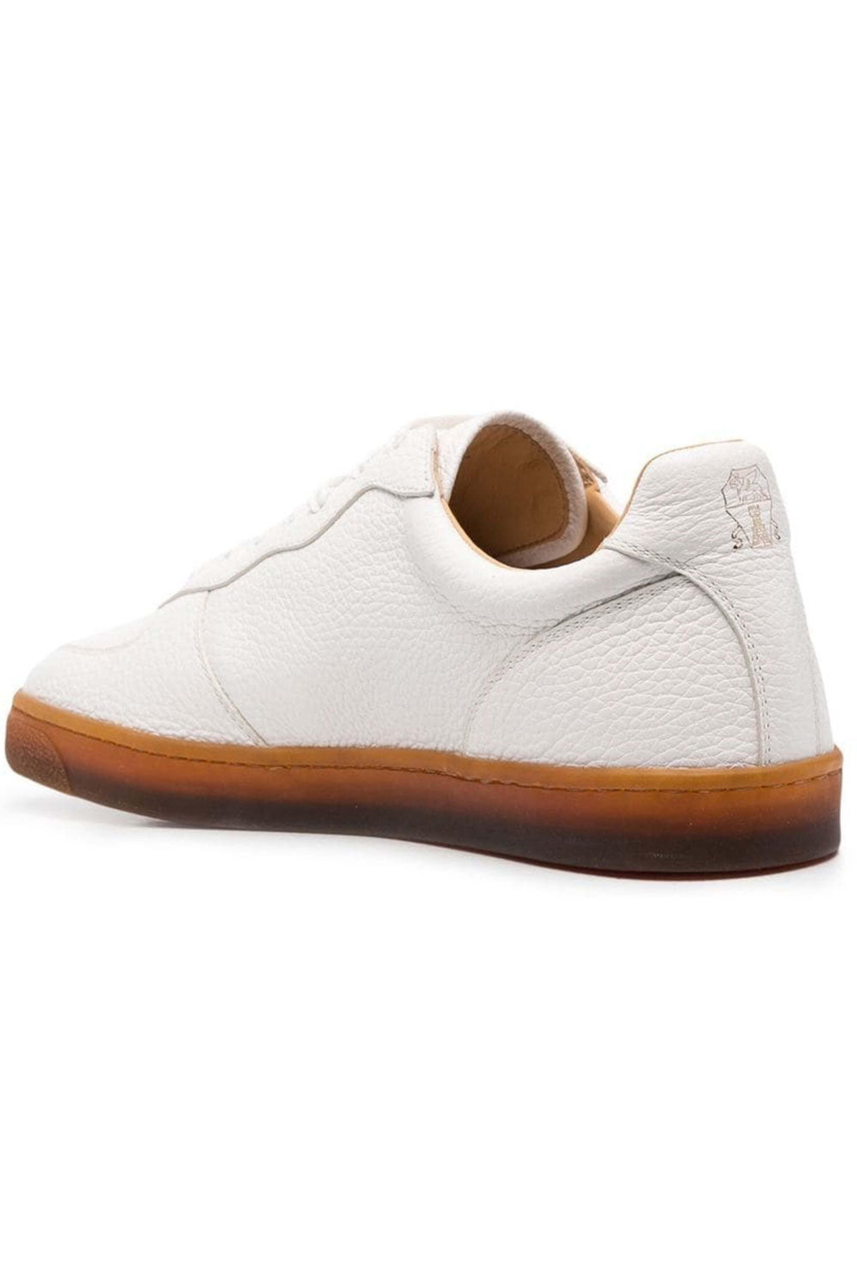 スニーカー Brunello Cucinelli Sneaker In Pelle Brunello Cucinelli - Dark Gray Suede & Leather Running Sneaker