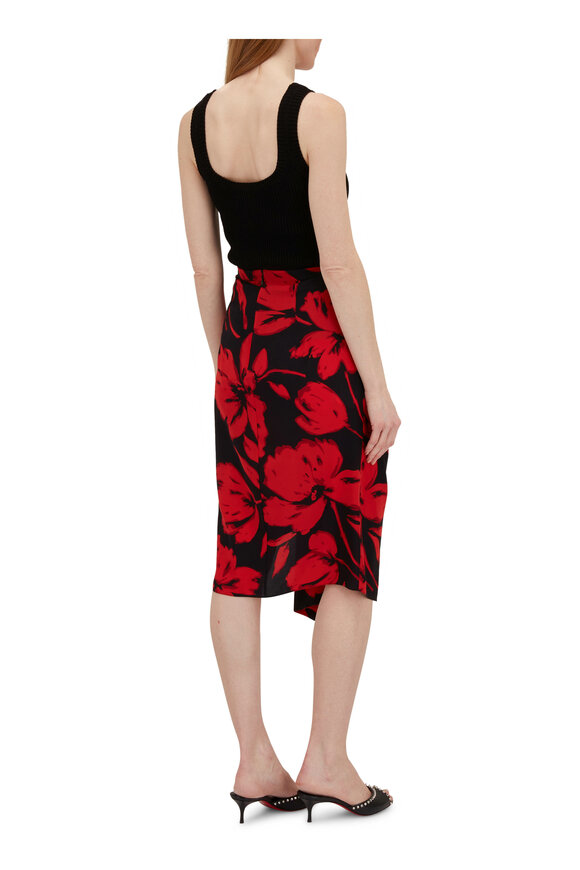 Nili Lotan Ivyonna Black Cotton Ribbed Tank - view 6