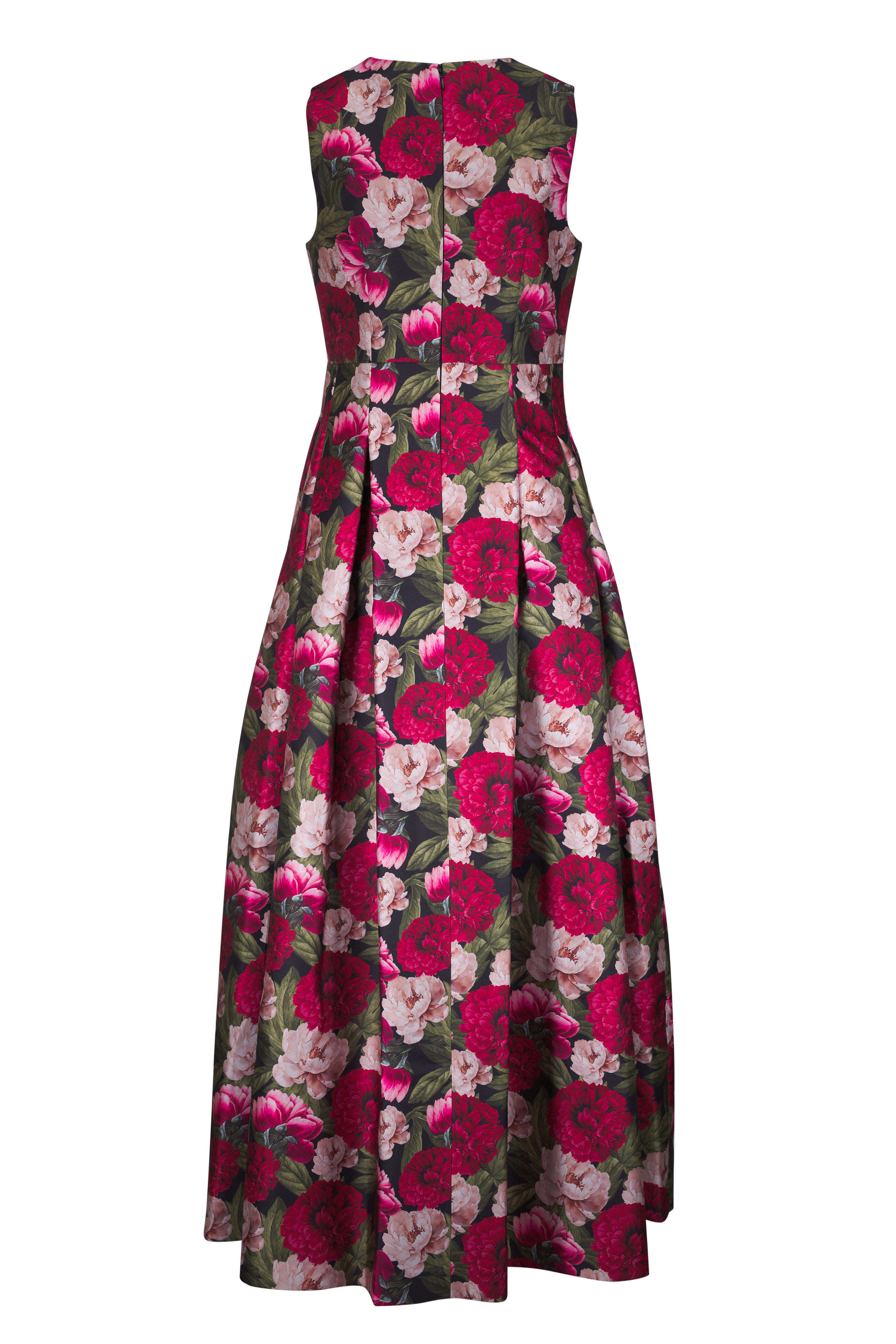 Sachin + Babi - Brooke Peony Floral Print Sleeveless Gown