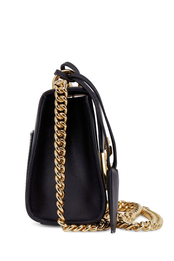 Gucci - Padlock Black Leather Small Shoulder Bag