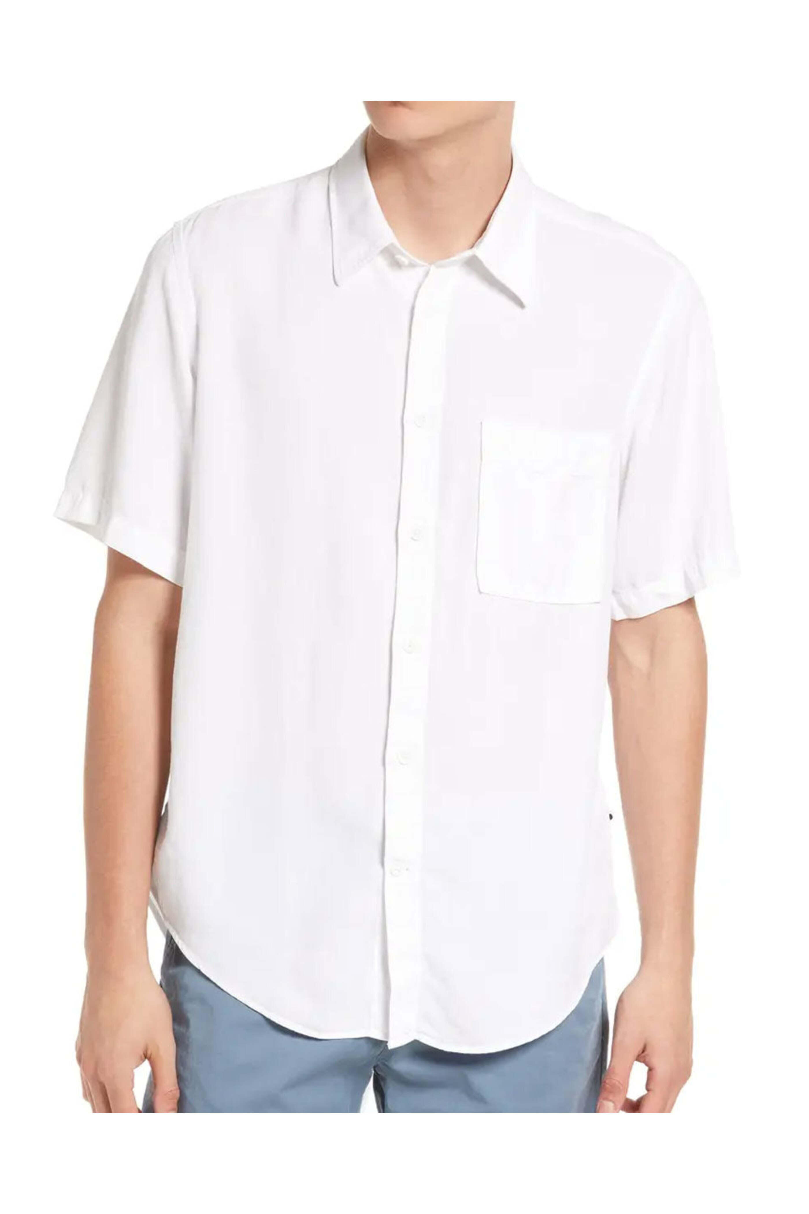 Nn07 - White Arne Short Sleeve Sport Shirt