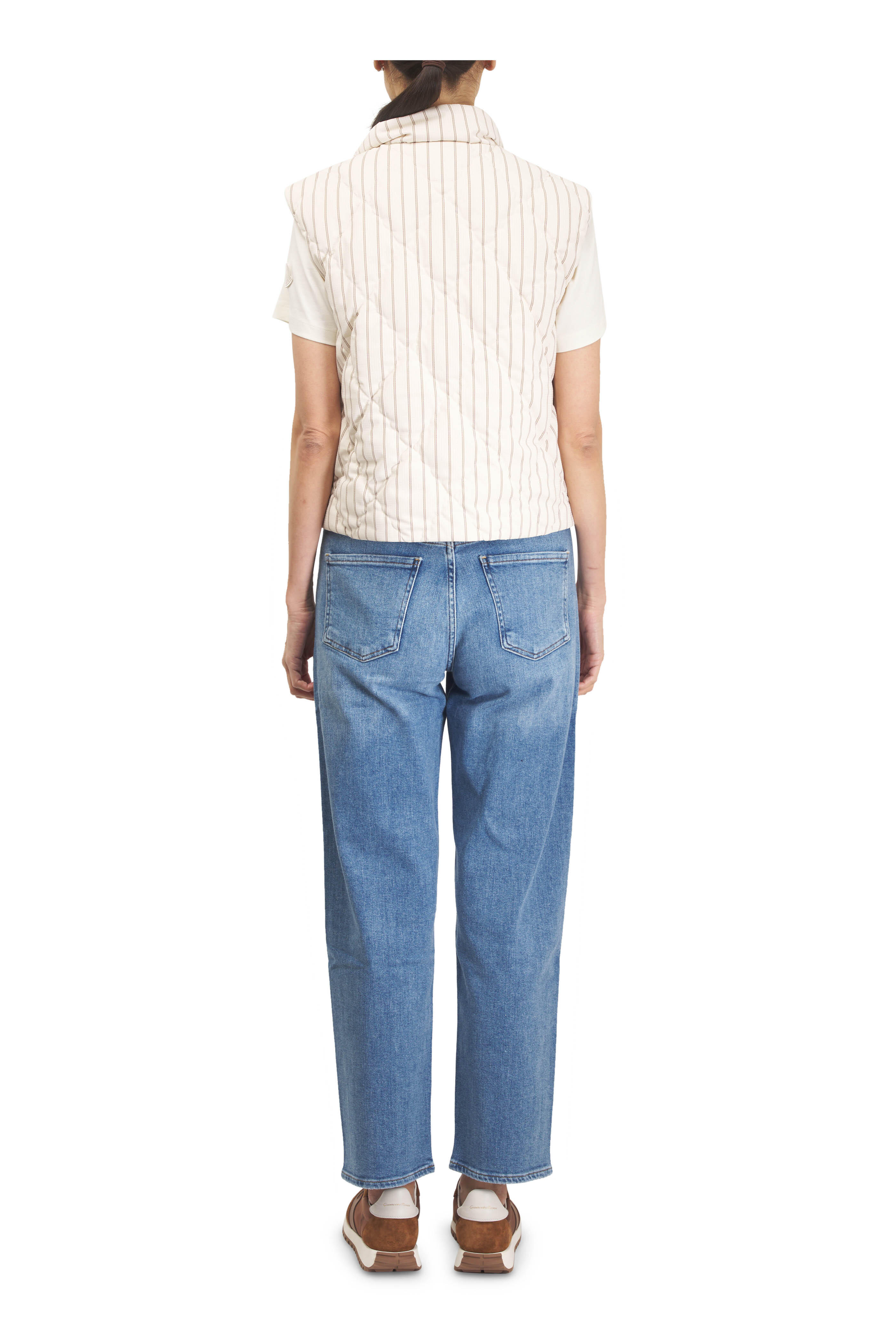 Moncler - Aussa Stripe Down Vest