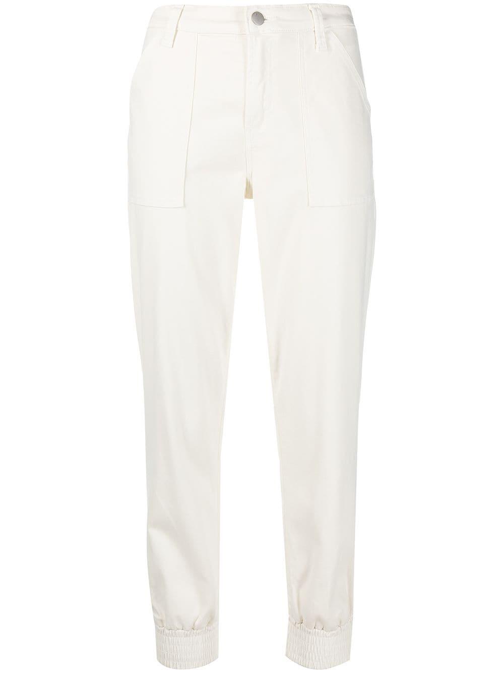 J Brand - Arkin Angel White Zip Ankle Jogger